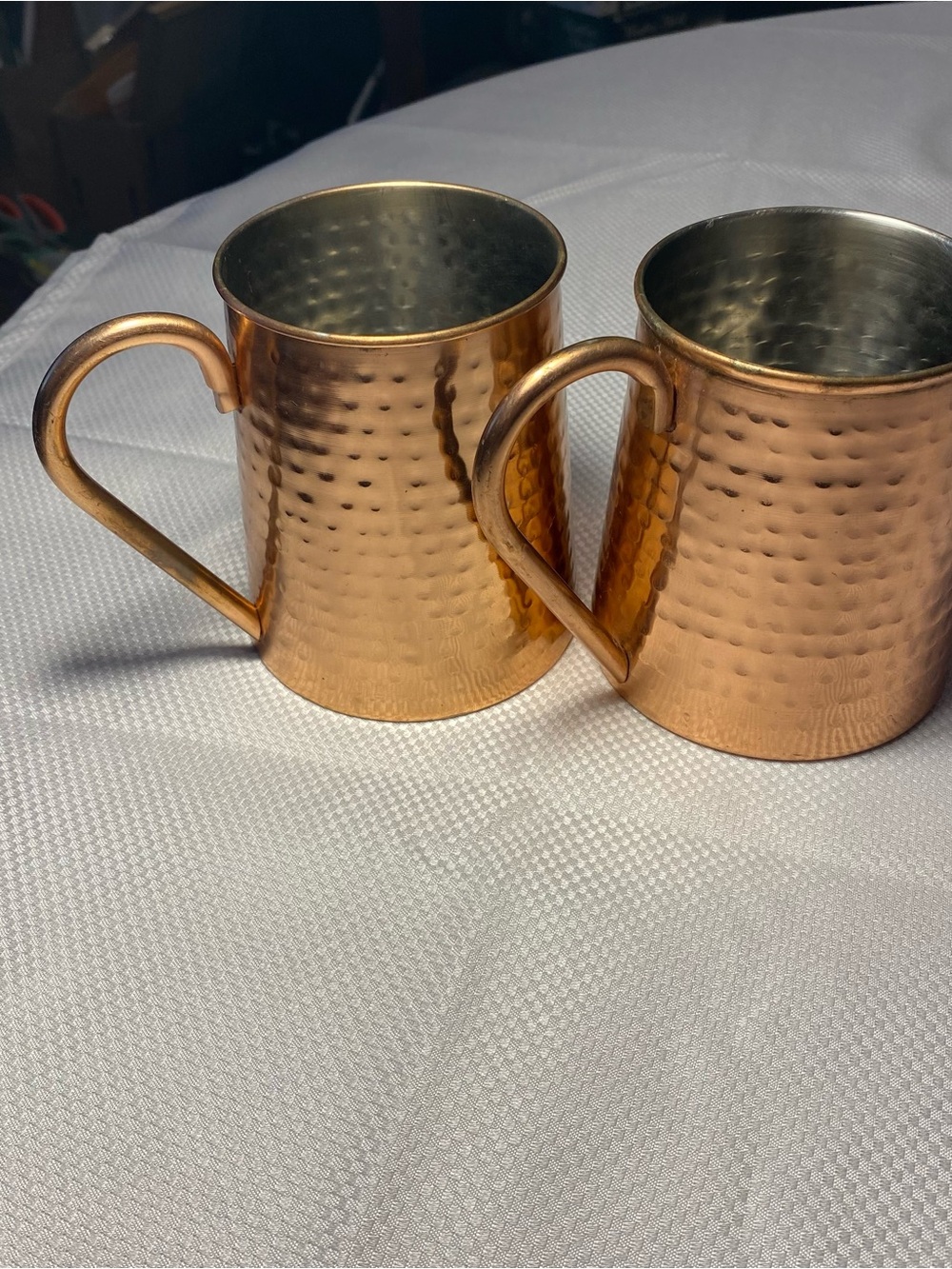 Threshold Hammered Copper-Color Moscow Mule Mugs (Set of 2)